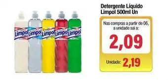 Spani Atacadista Limpol - detergente líquido oferta