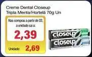 Spani Atacadista Close up - creme dental tripla menta/hortela oferta