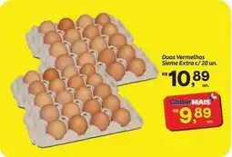 Fort Atacadista Extra - ovos vermelhos sieme extra oferta