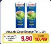 Spani Atacadista Sococo - água de coco tp 1l un oferta