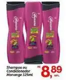 Fort Atacadista Monange - shampoo ou condicionador oferta