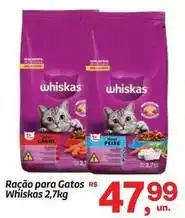 Fort Atacadista Whiskas - ração para gatos oferta
