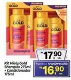 Fort Atacadista Niely - kit gold shampoo + condicionador oferta