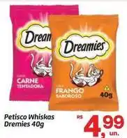 Fort Atacadista Dreamies - petisco whiskas oferta