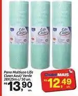 Fort Atacadista Life - pano multiuso clean azul/verde oferta