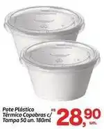 Fort Atacadista Copobras - pote plástico térmico copobras c/ tampa oferta
