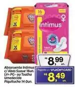 Fort Atacadista Piquitucho - absorvente intimus c/ abas suave 16un. lv+ pg ou toalha umedecida oferta