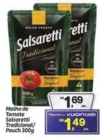Fort Atacadista Salsaretti - molho de tomate tradicional/ pouch oferta