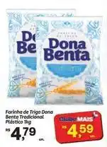 Fort Atacadista Dona - farinha de trigo benta tradicional plástico oferta