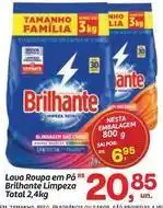 Fort Atacadista Brilhante - lava roupa em pó oferta