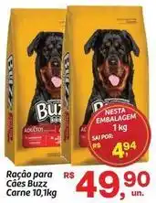 Fort Atacadista Buzz - ração para cães carne 10, 1kg oferta