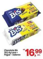Fort Atacadista Bis - chocolate 302,49 leue + pague-sabores oferta