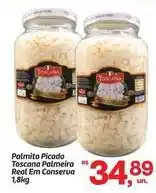Fort Atacadista Palmeira - palmito picado toscana real em conserva 1,8kg oferta