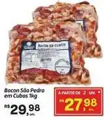 Fort Atacadista De - bacon sao pedro em cubos oferta