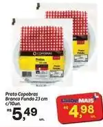 Fort Atacadista Copobras - prato coporas branco fundo oferta