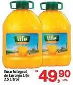 Fort Atacadista Life - suco integral de laranja oferta