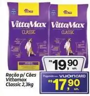 Fort Atacadista Vittamax - ração p/ cães classic oferta