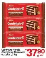 Fort Atacadista Harald - cobertura confeiteiro chocolate ao leite oferta