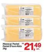 Fort Atacadista Massa - p/ pastel d'ouro rolo oferta