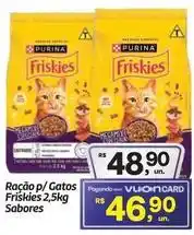 Fort Atacadista Purina - ração p/ gatos friskies 2,5kg oferta