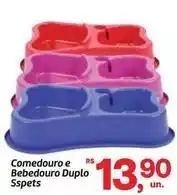 Fort Atacadista Comedouro e bebedouro duplo oferta