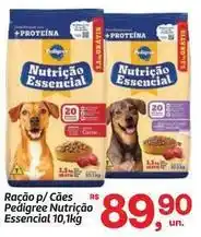 Fort Atacadista Pedigree - ração p/ cães nutrição essential oferta