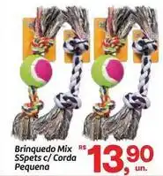 Fort Atacadista Mix - brinquedo sspets c/ corda pequena oferta