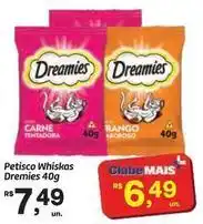 Fort Atacadista Dreamies - petisco whiskas 40g oferta
