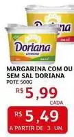 Assaí Atacadista Doriana - margarina com ou sem sal oferta