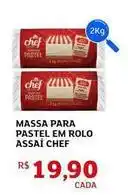 Assaí Atacadista Do chef - massa para pastel em rolo assaí oferta