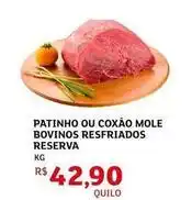 Assaí Atacadista Reserva - patinho ou coxão mole bovinos resfriados oferta