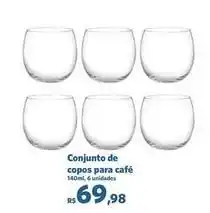De - conjunto de copos para café