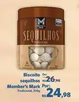 Sam's Club Tradicional - biscoito sequilhos oferta