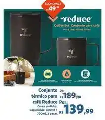 Sam's Club Conjunto térmico para café reduce oferta