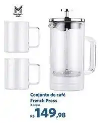 Sam's Club Member's mark - conjunto de café french press oferta