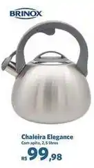 Sam's Club Brinox - chaleira elegance oferta