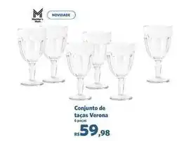 Sam's Club De - conjunto de taças verona oferta