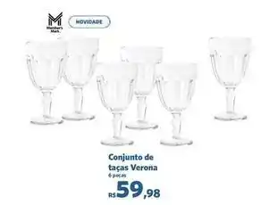 Sam's Club De - conjunto de taças verona oferta