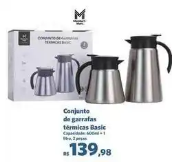 Sam's Club De - conjunto de garrafas térmicas basic oferta