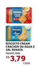 Assaí Atacadista Renata - biscoito cream cracker ou água e sal oferta