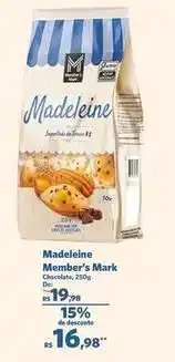 Sam's Club Chocolate - madeleine member's mark oferta