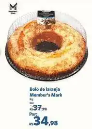 Sam's Club De - bolo de laranja oferta