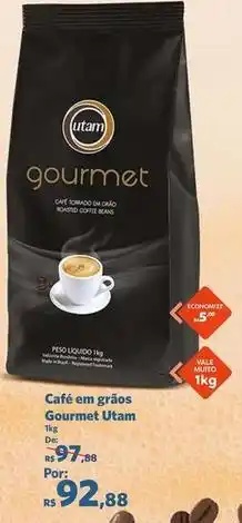 Sam's Club Utam - café em grãos gourmet oferta