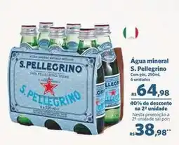 Sam's Club San pellegrino - água mineral oferta
