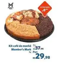 Member's mark - kit cafe da manha
