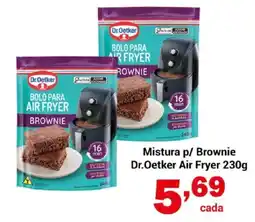 Shibata Supermercados Mistura p/ Brownie Dr.Oetker Air Fryer oferta