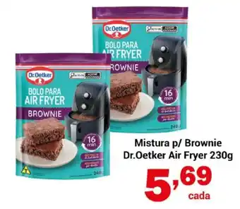 Mistura p/ Brownie Dr.Oetker Air Fryer