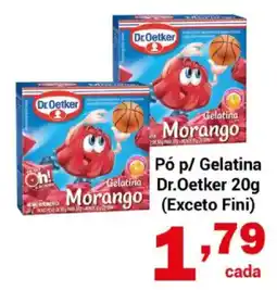 Shibata Supermercados Pó p/ Gelatina Dr.Oetker 20g oferta