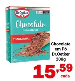 Shibata Supermercados Chocolate em pó solúvel tradicional oferta