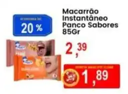 Federzoni Supermercados Macarrão Instantâneo Panco Sabores oferta
